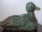 Canard Sculpture     Terre cuite